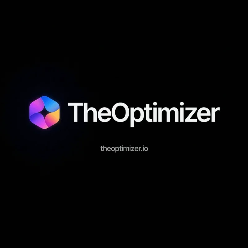The TheOptimizer logo next to the name, with theoptimizer.io under it